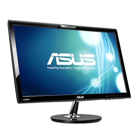 Asus 21.5" 80,000,000:1 VGA/DVI/HDMI/USB LED LCD Monitor, w/Spkr & Webcam VK228H-CSM